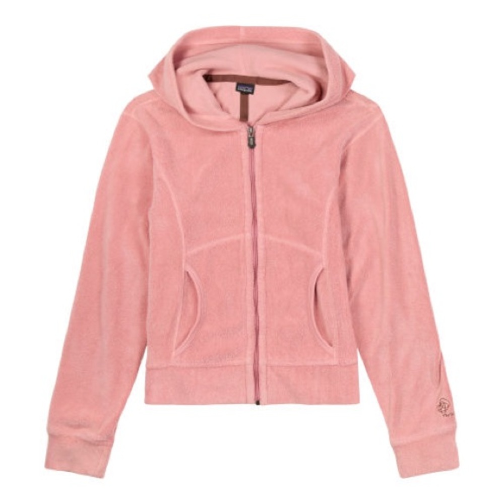 Patagonia Worn Wear Women’s Plush Synchilla Hoodie M Pink Tea Rose